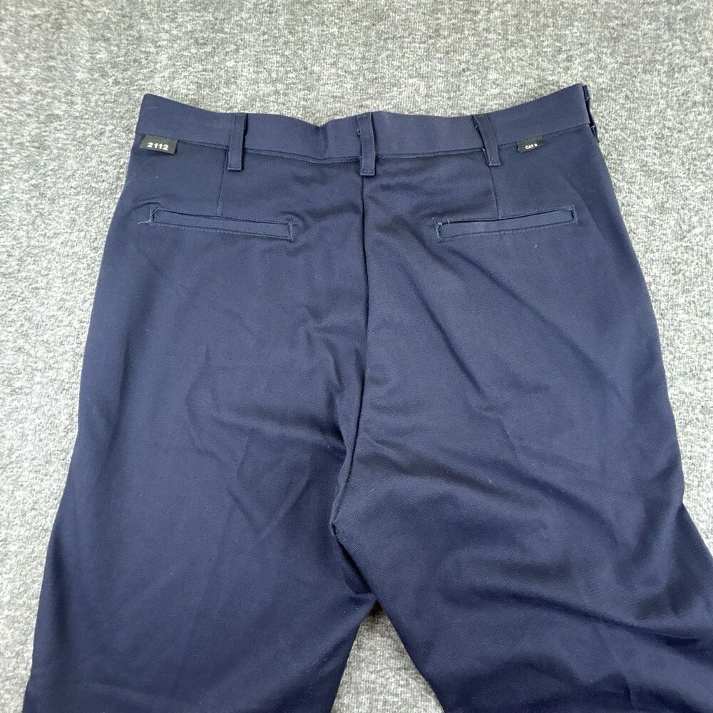 Steelguard Essentials FR Pants 2112 Mens Sz 36x32 Navy CAT 2 Chino ATPV 12.2 - Picture 3 of 10